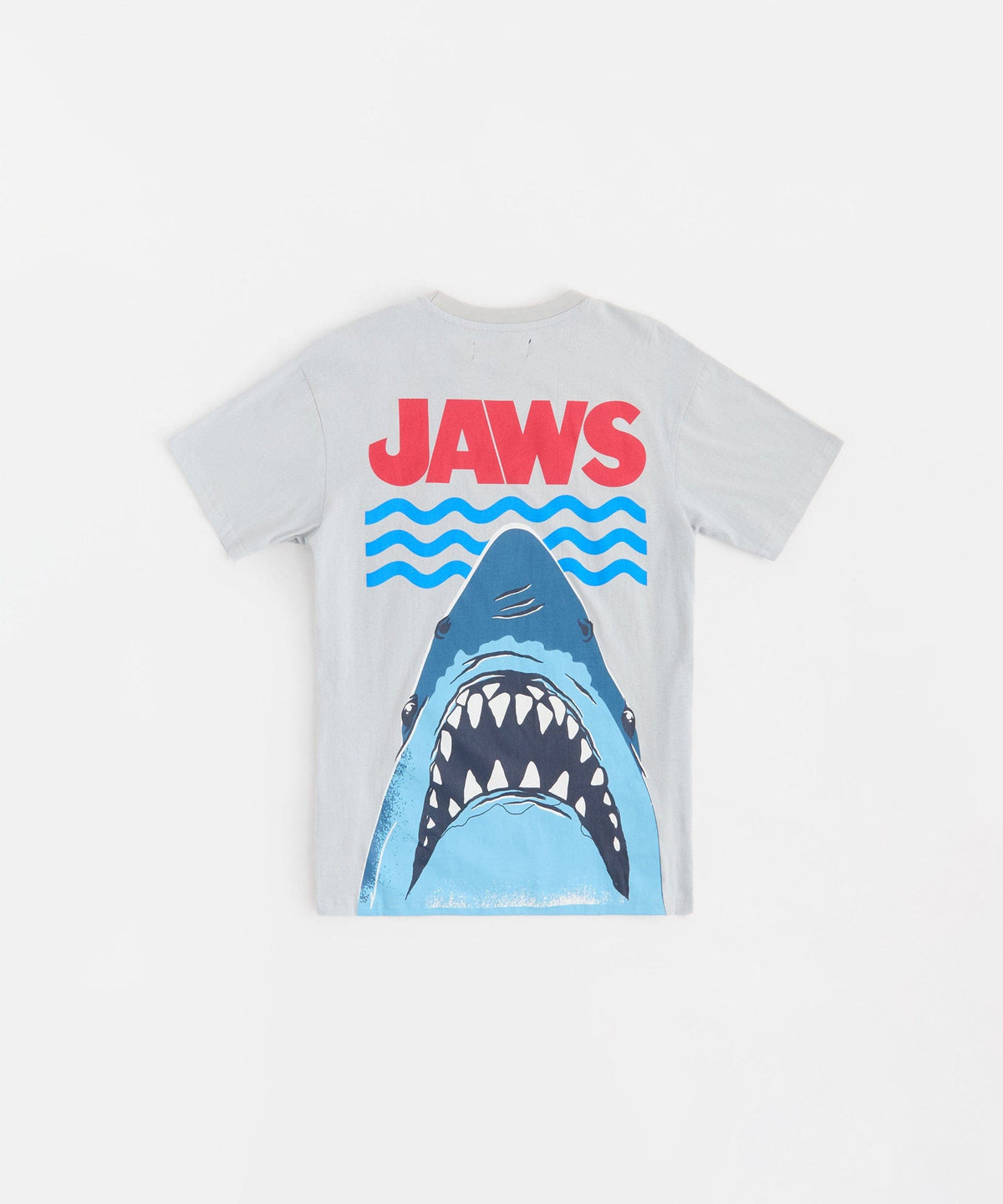 Jaws Waves Short Sleeve Tee - Light Blue