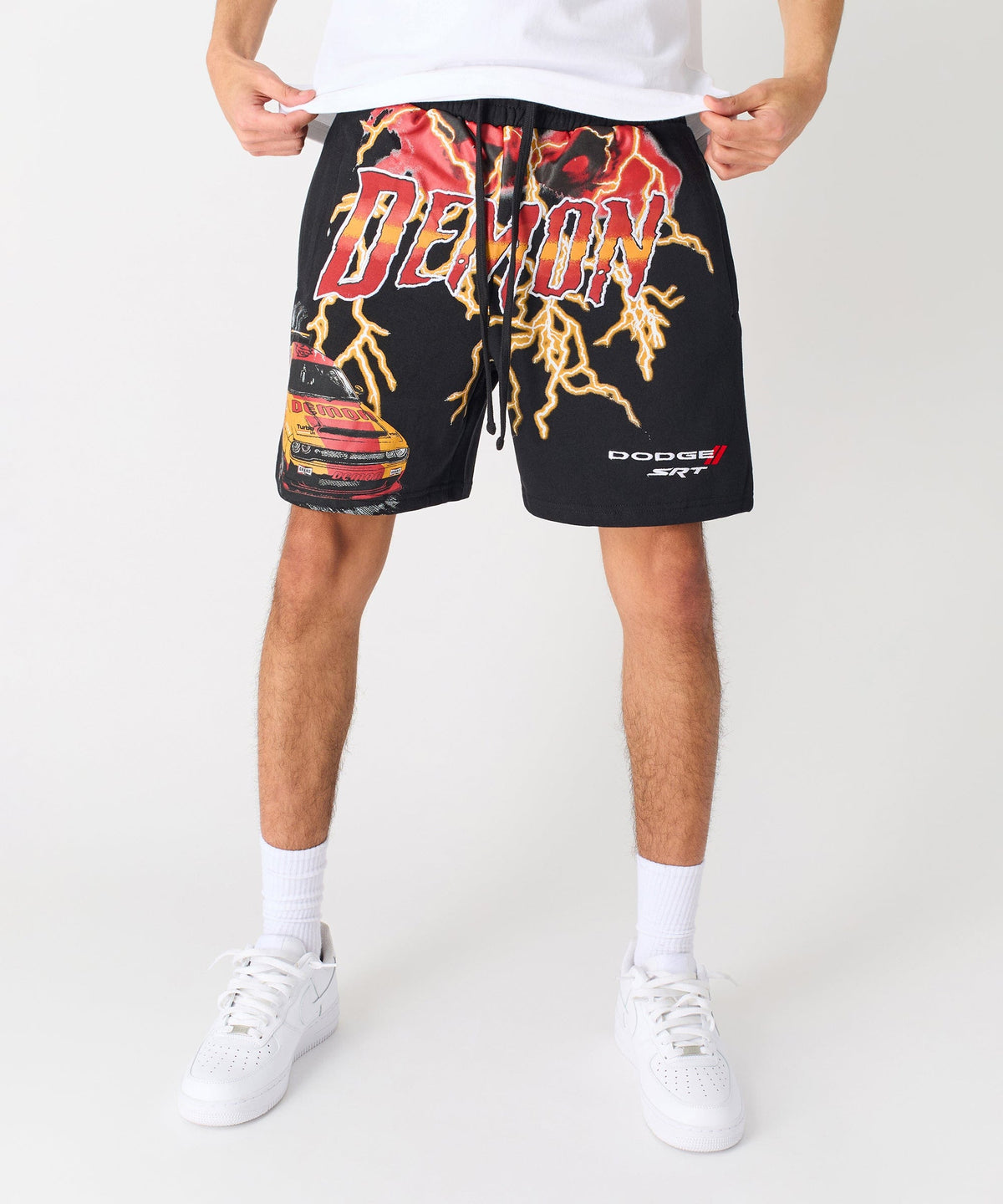 Dodge Demon Applique Short - Black
