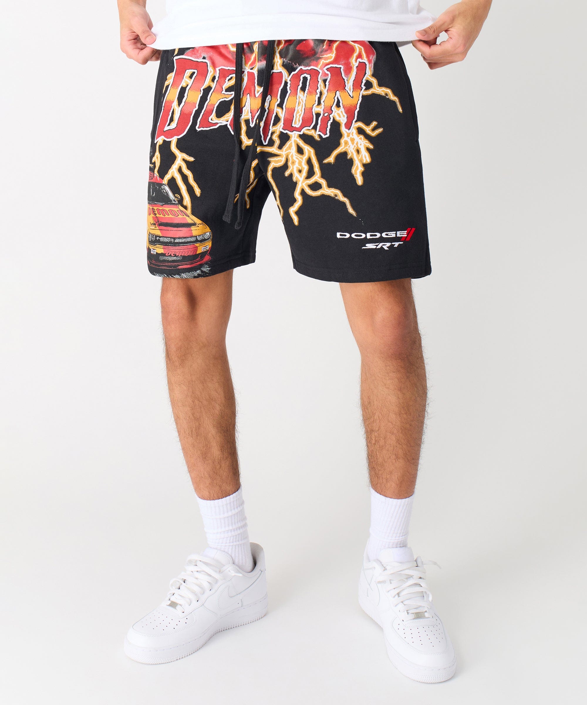 Dodge Demon Applique Short - Black