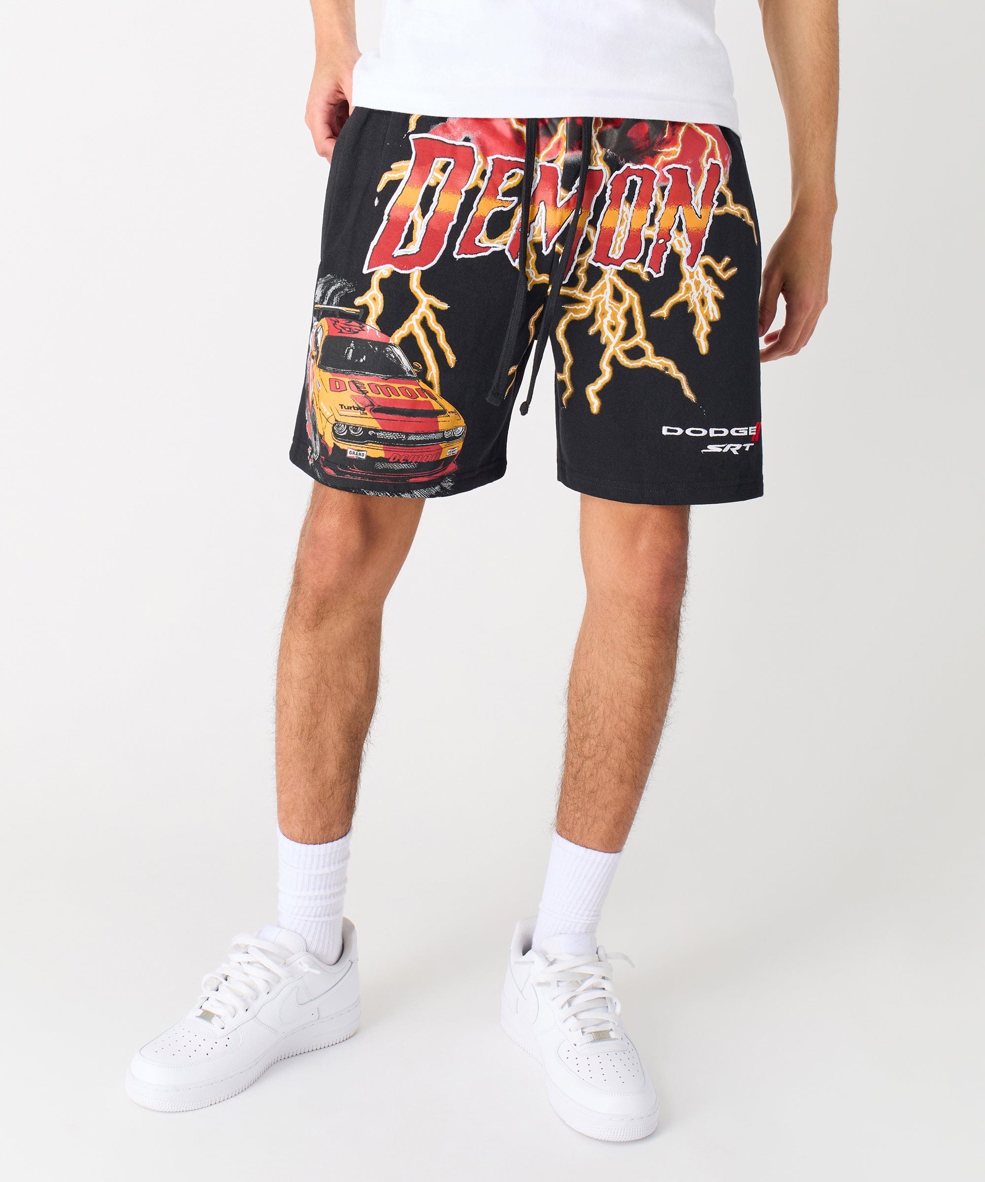 Dodge Demon Applique Short - Black