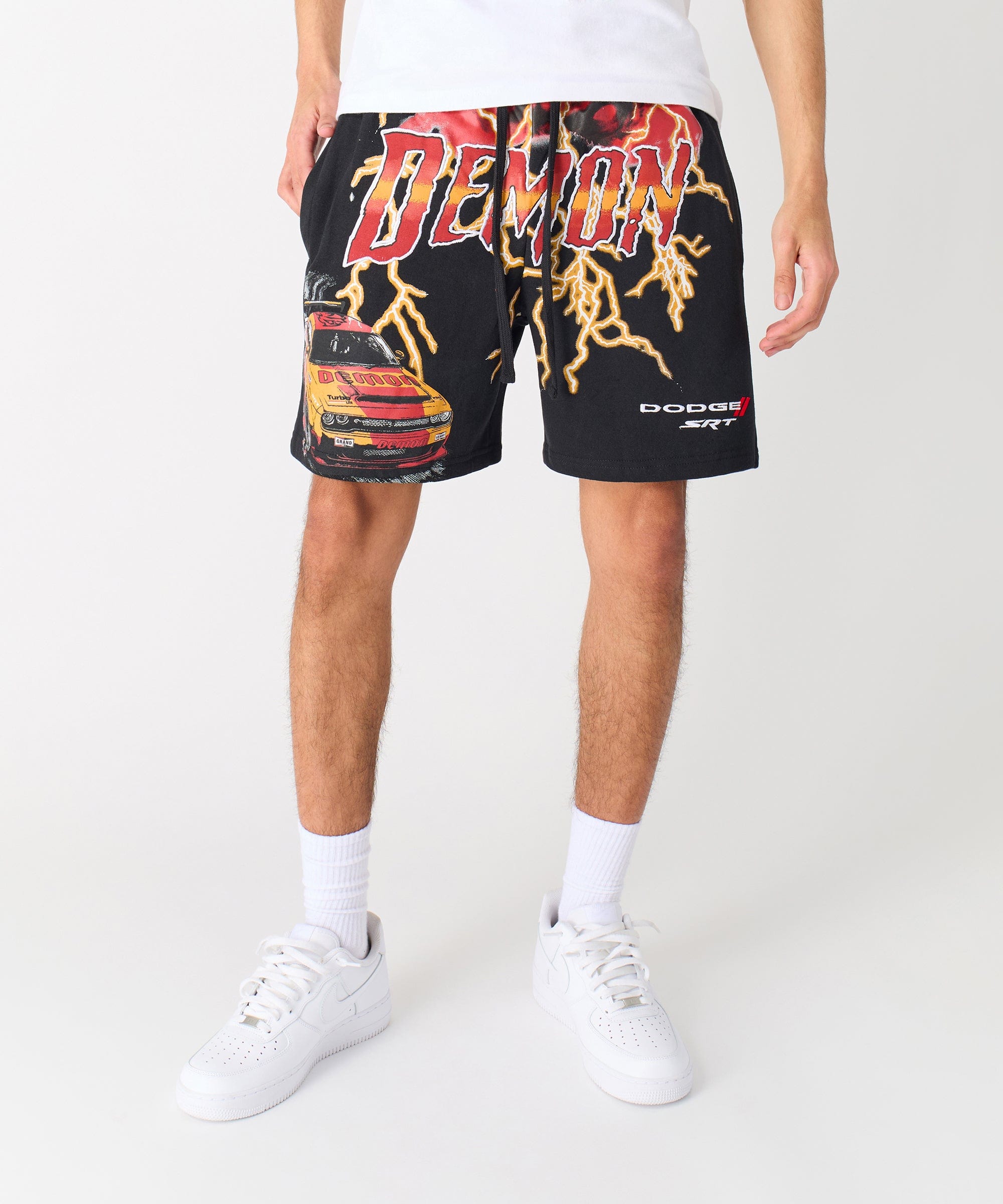 Dodge Demon Applique Short - Black