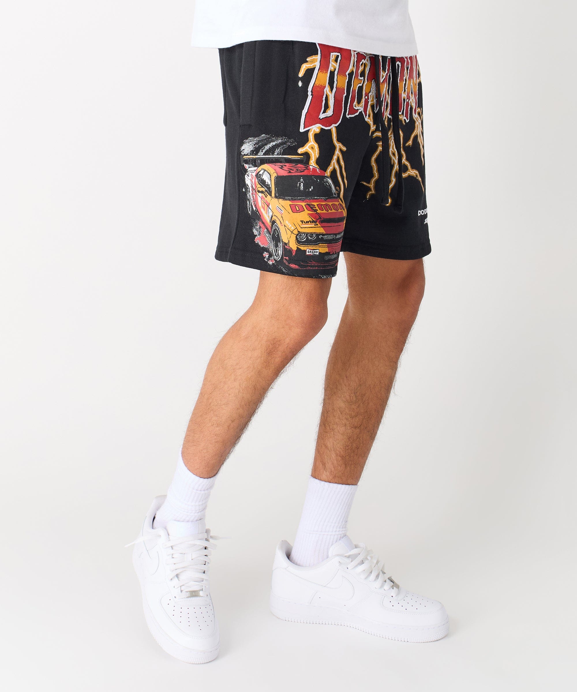 Dodge Demon Applique Short - Black