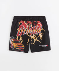 Dodge Demon Applique Short - Black