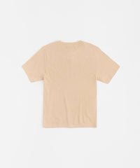 Chase The Unknown Washed Short Sleeve Tee - Cream