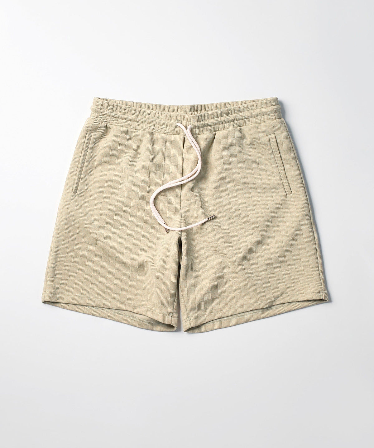 Checker Knit Short - Beige