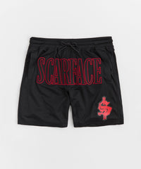 Scarface Mesh Short - Black
