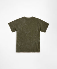 Plus Size Self Made Self Paid Shorts Sleeve Tee - Olive Green
