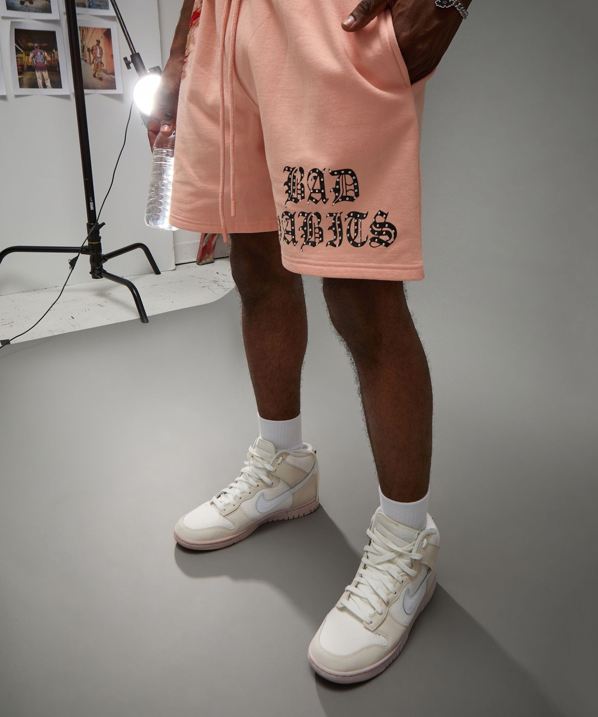 Bad Habits Studded Rose Short