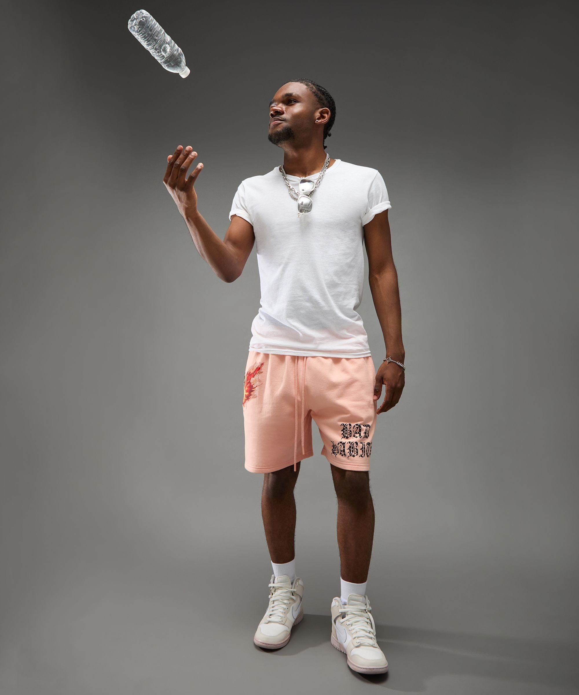 Bad Habits Studded Rose Short