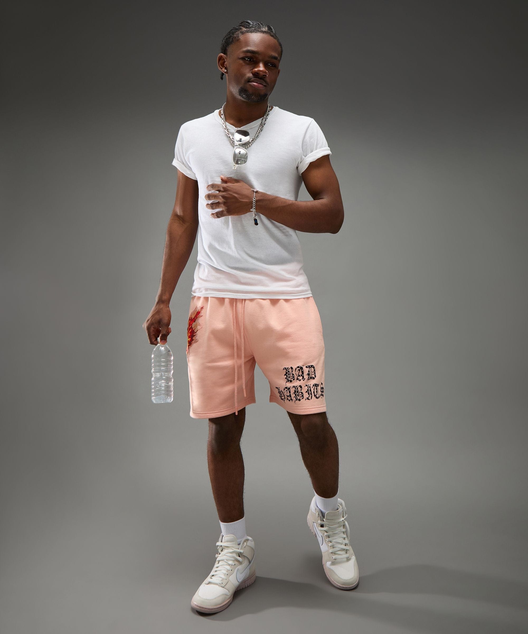 Bad Habits Studded Rose Short