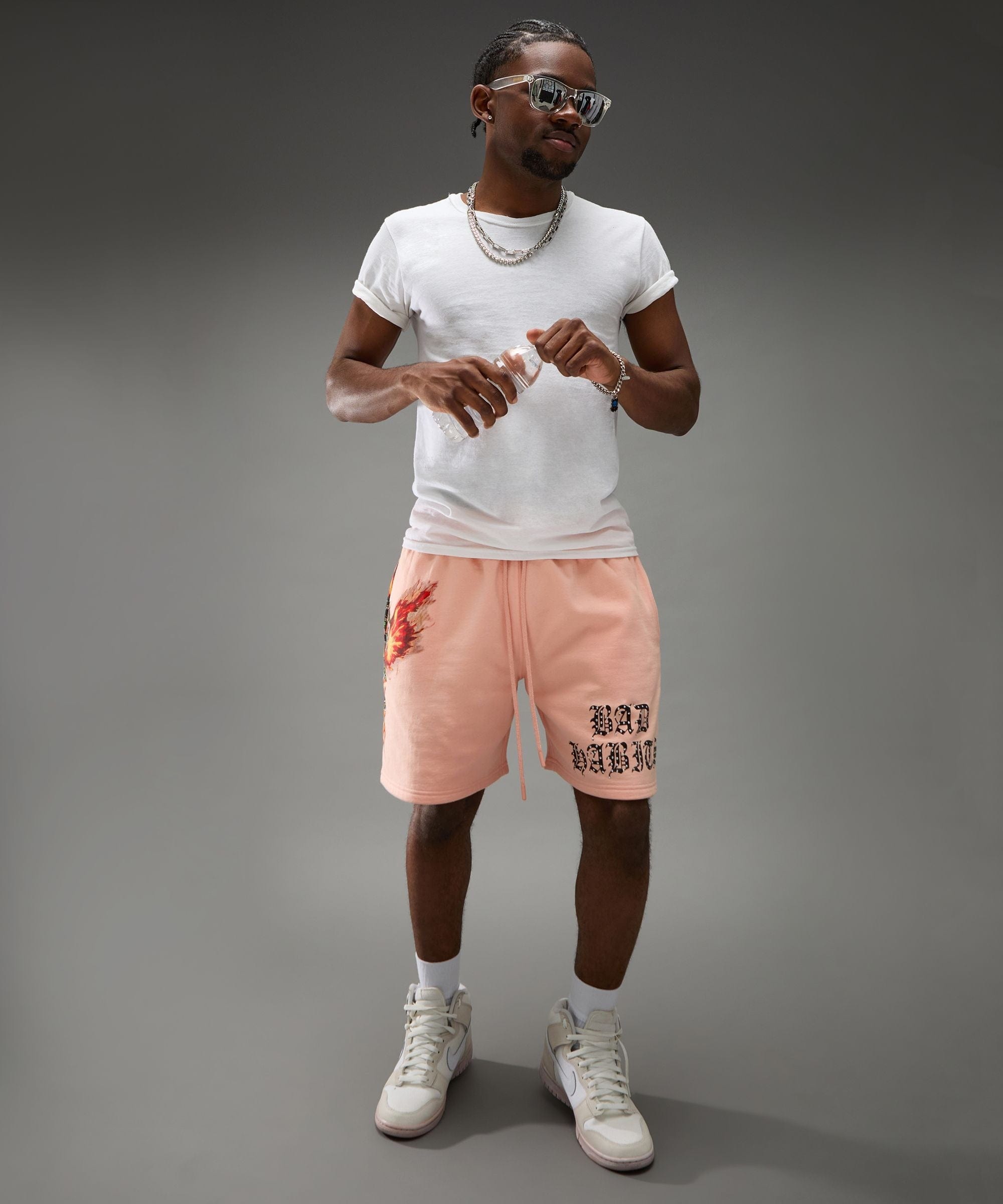 Bad Habits Studded Rose Short