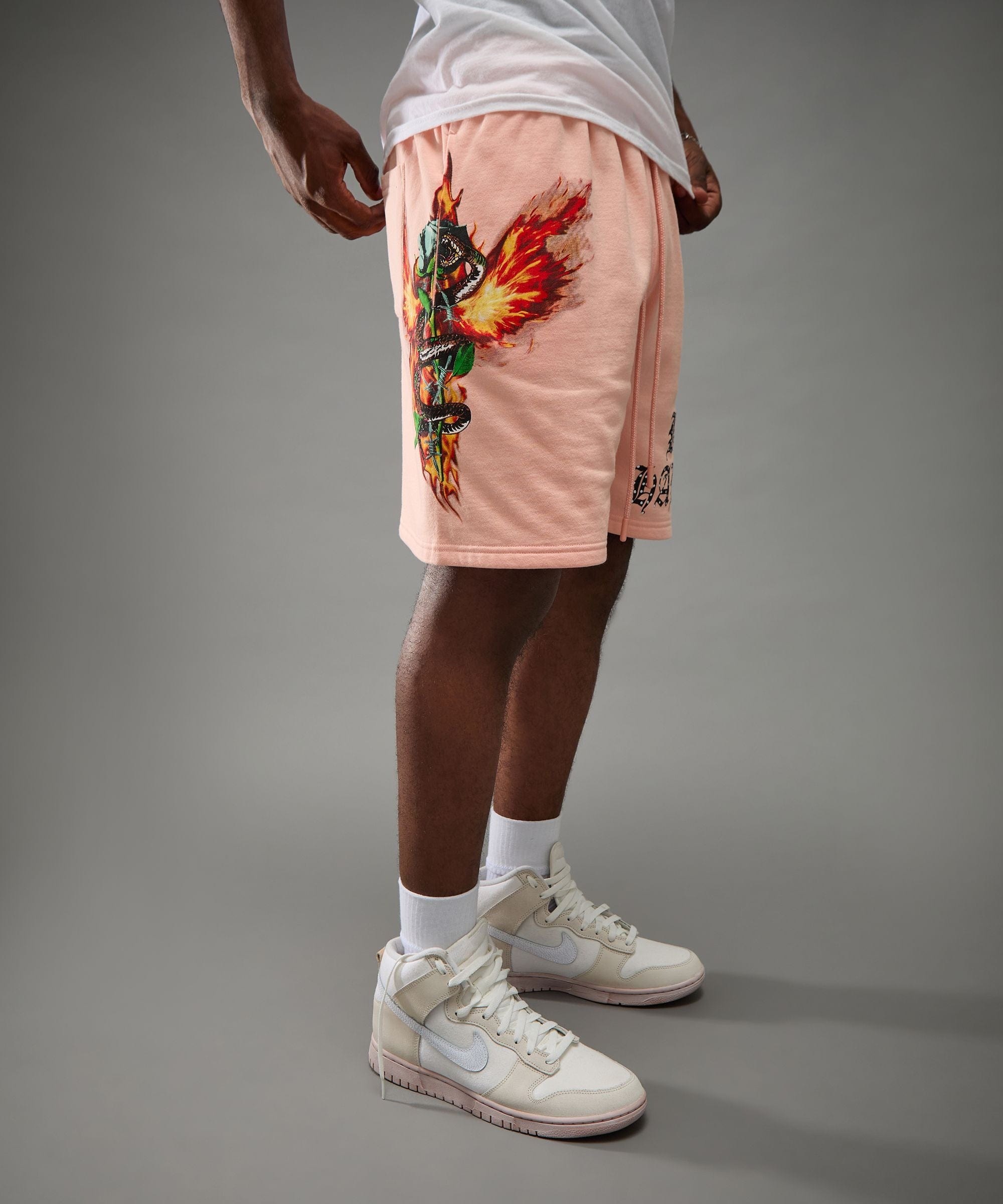 Bad Habits Studded Rose Short