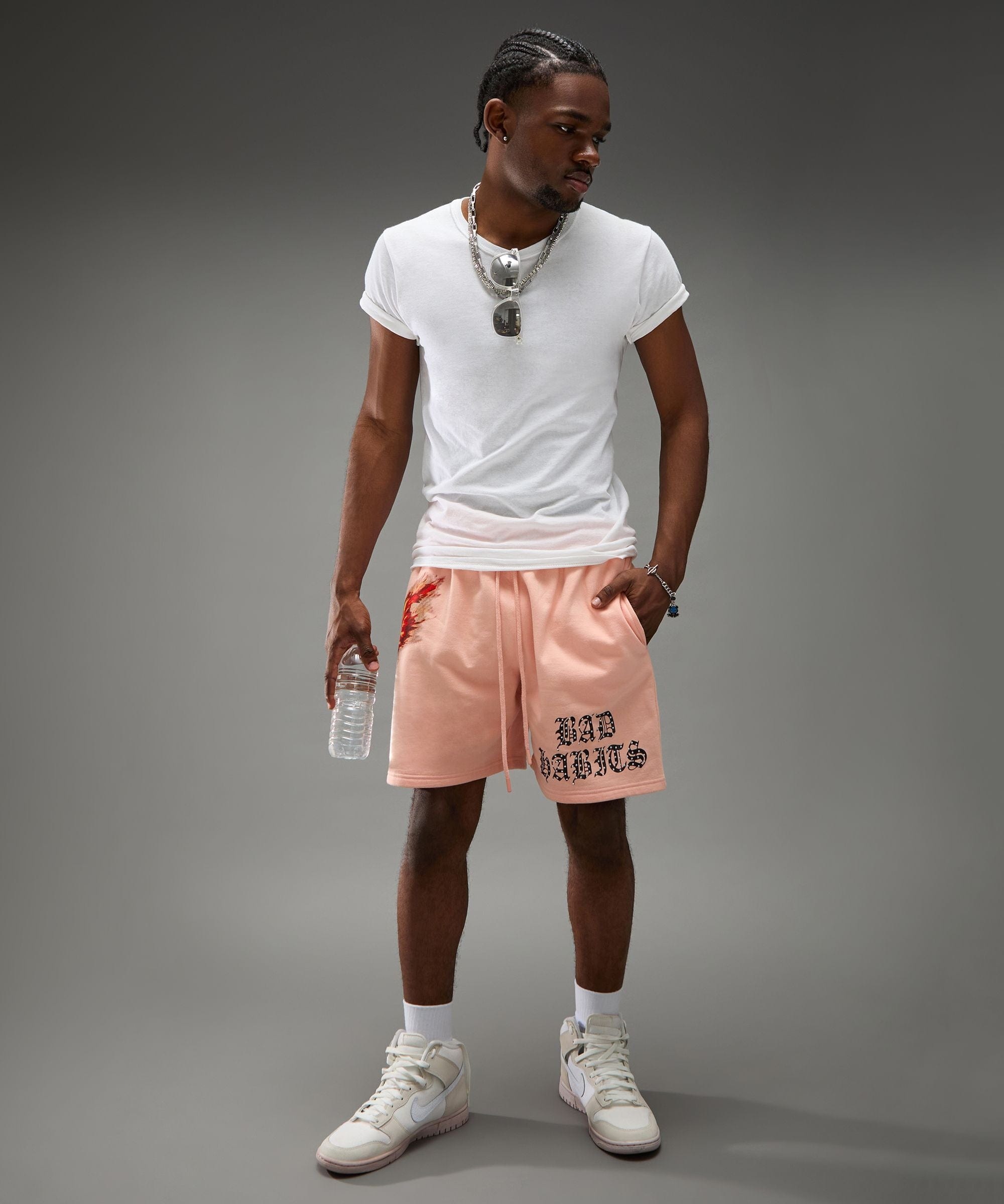 Bad Habits Studded Rose Short