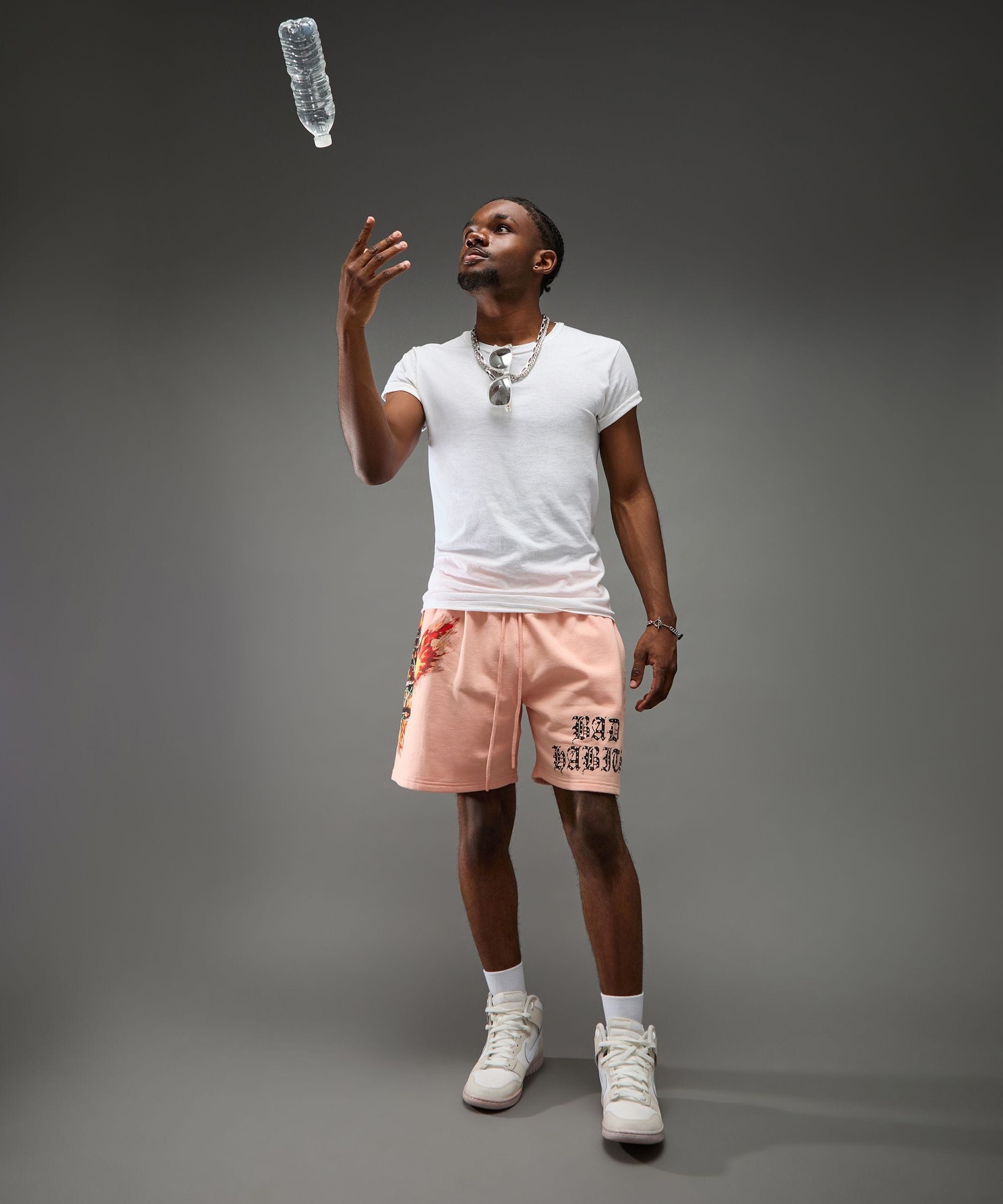 Bad Habits Studded Rose Short