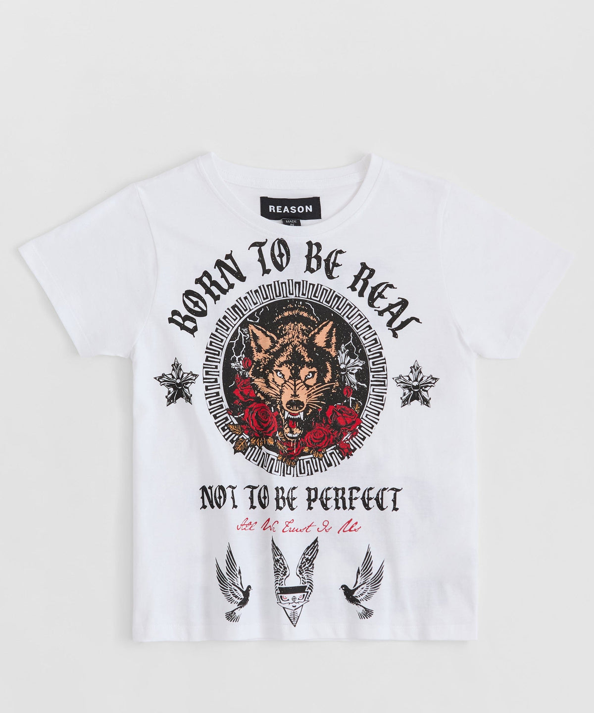 Kids Trust No. 1 Short Sleeve Tee - Cream