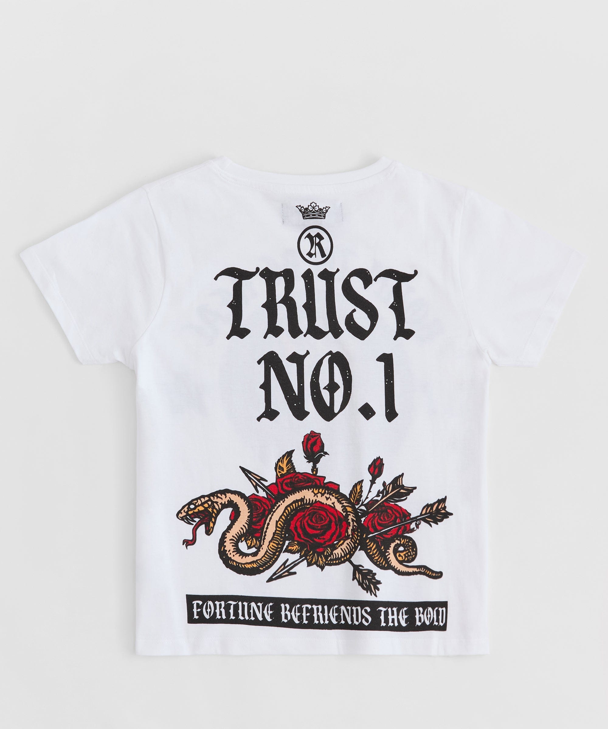 Kids Trust No. 1 Short Sleeve Tee - Cream