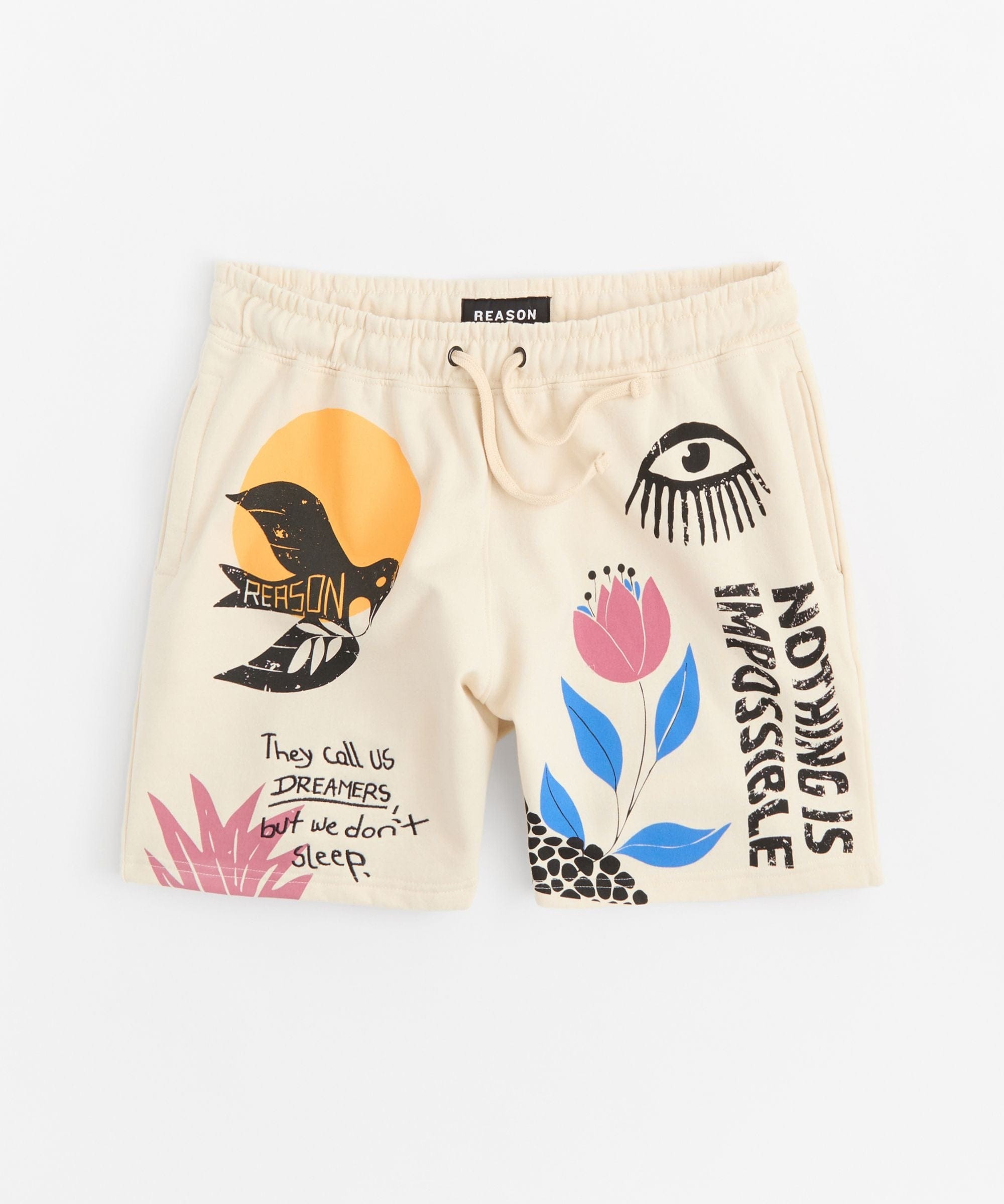 Impossible Embroidered Short - Tan
