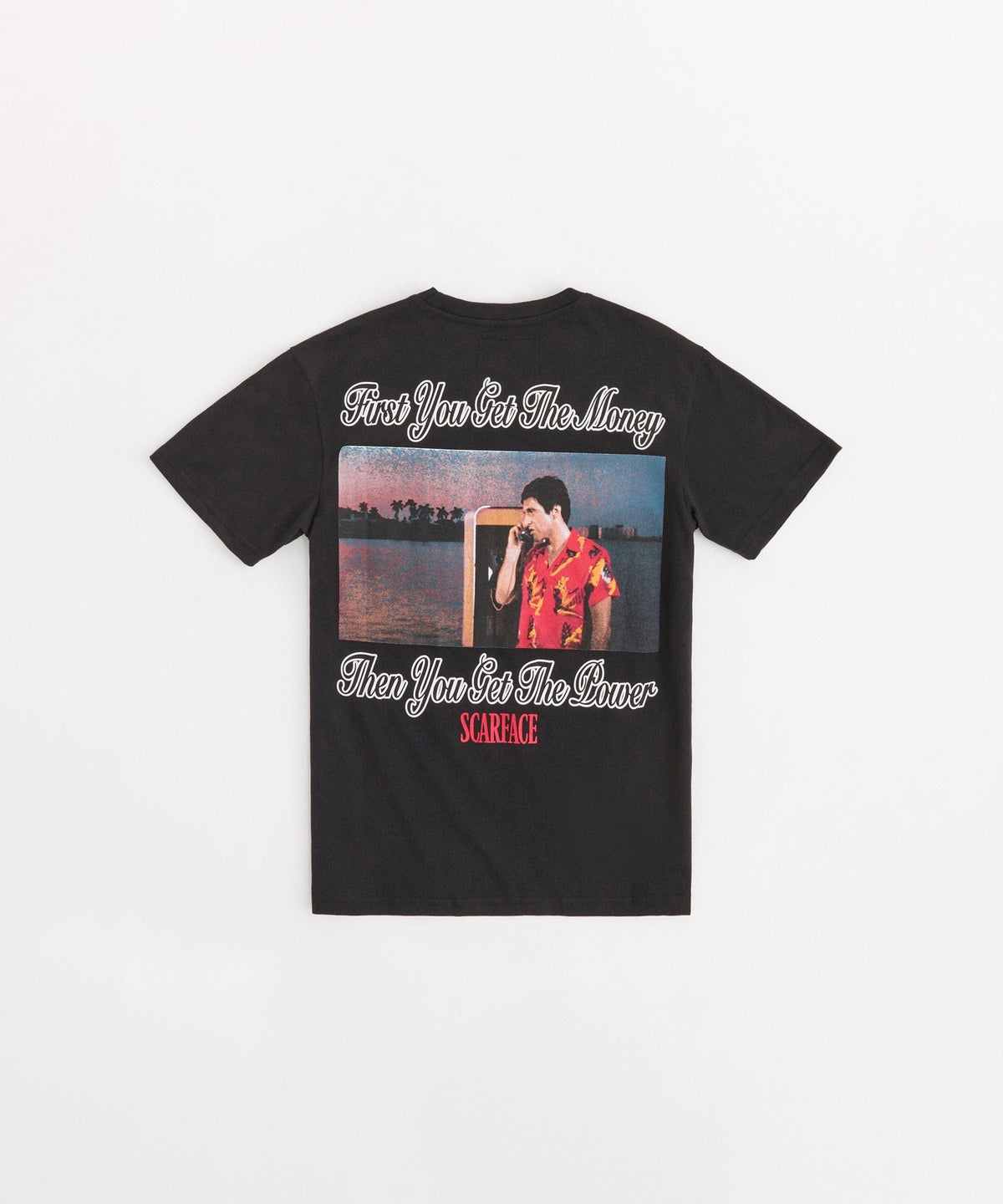 Plus Size Scarface Short Sleeve Tee - Black