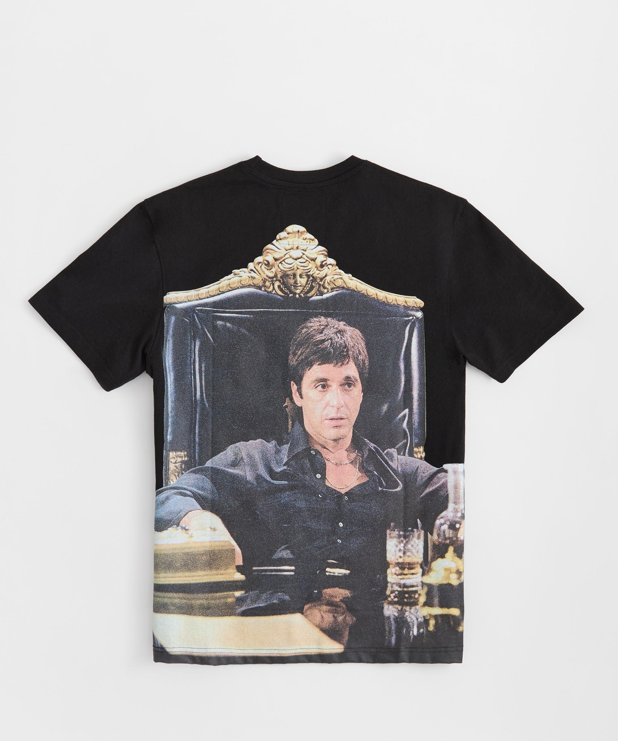 Scarface Throne Short Sleeve Tee - Black