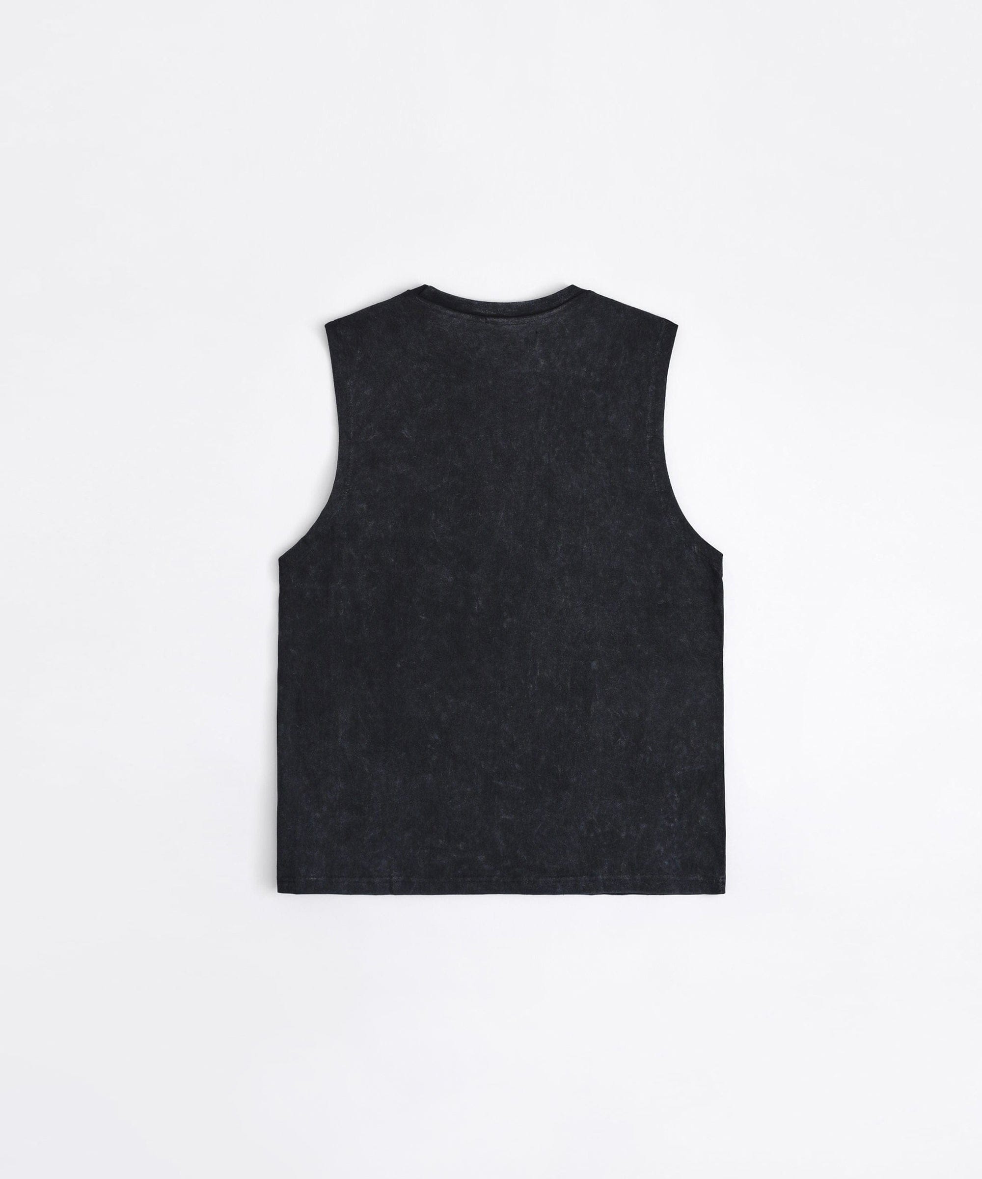 Chase The Unknown Washed Muscle Tee - Black