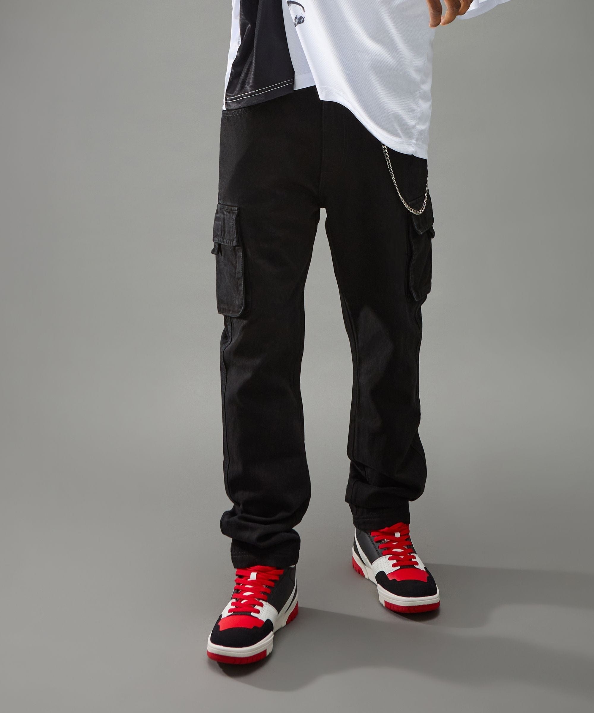 Workwear Cargo Pants - Black