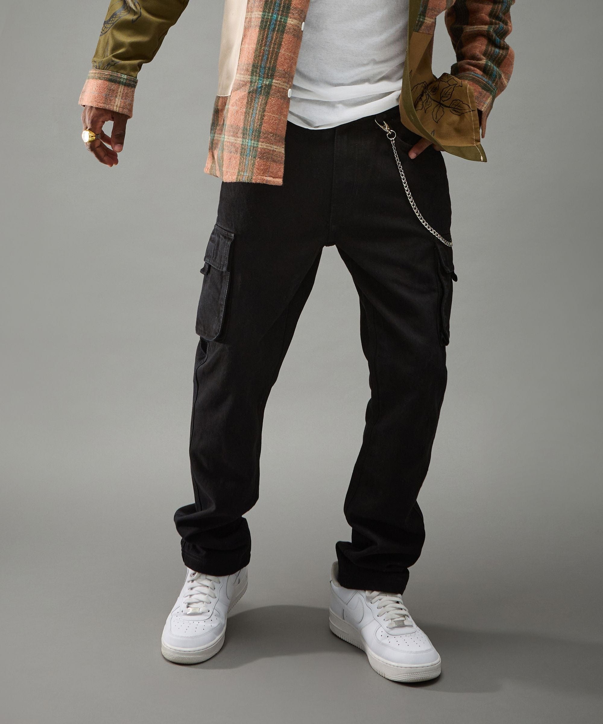 Workwear Cargo Pants - Black