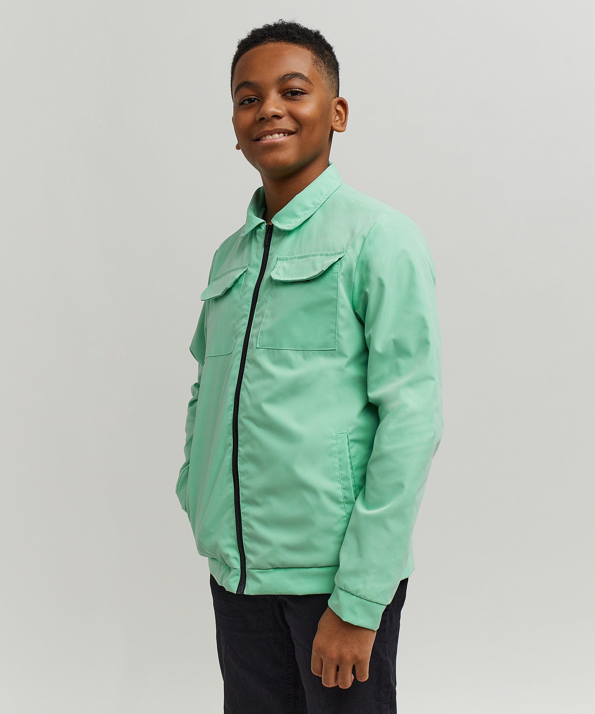 Kids Cargo Jacket - Sage