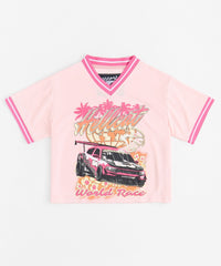 Women Dodge Hellcat Jersey - Pink