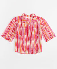 Women Plus Size Textured Shirt