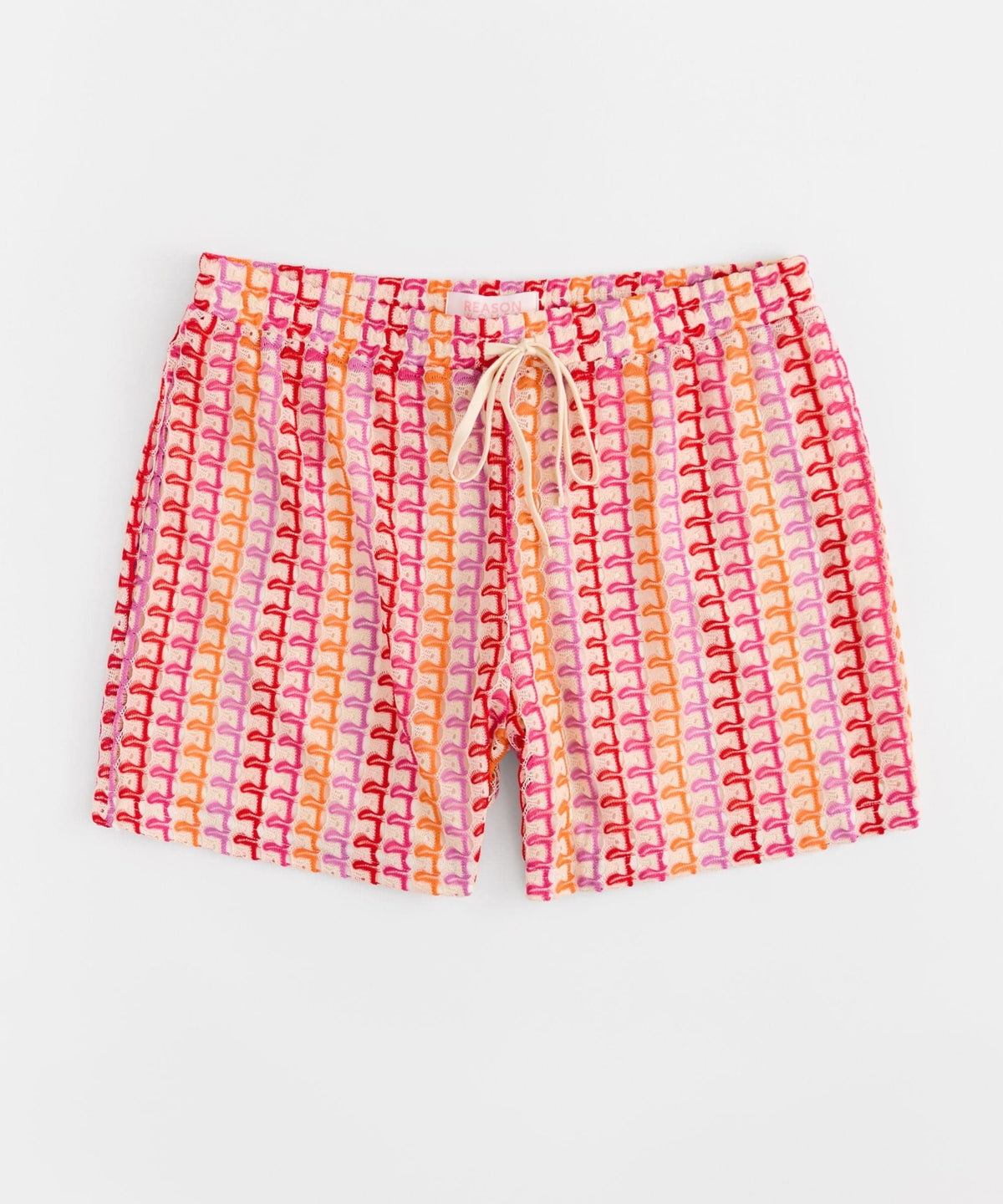 Women Plus Size Textured Shorts