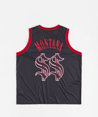 Plus Size Women Scarface Basketball Jersey - Black