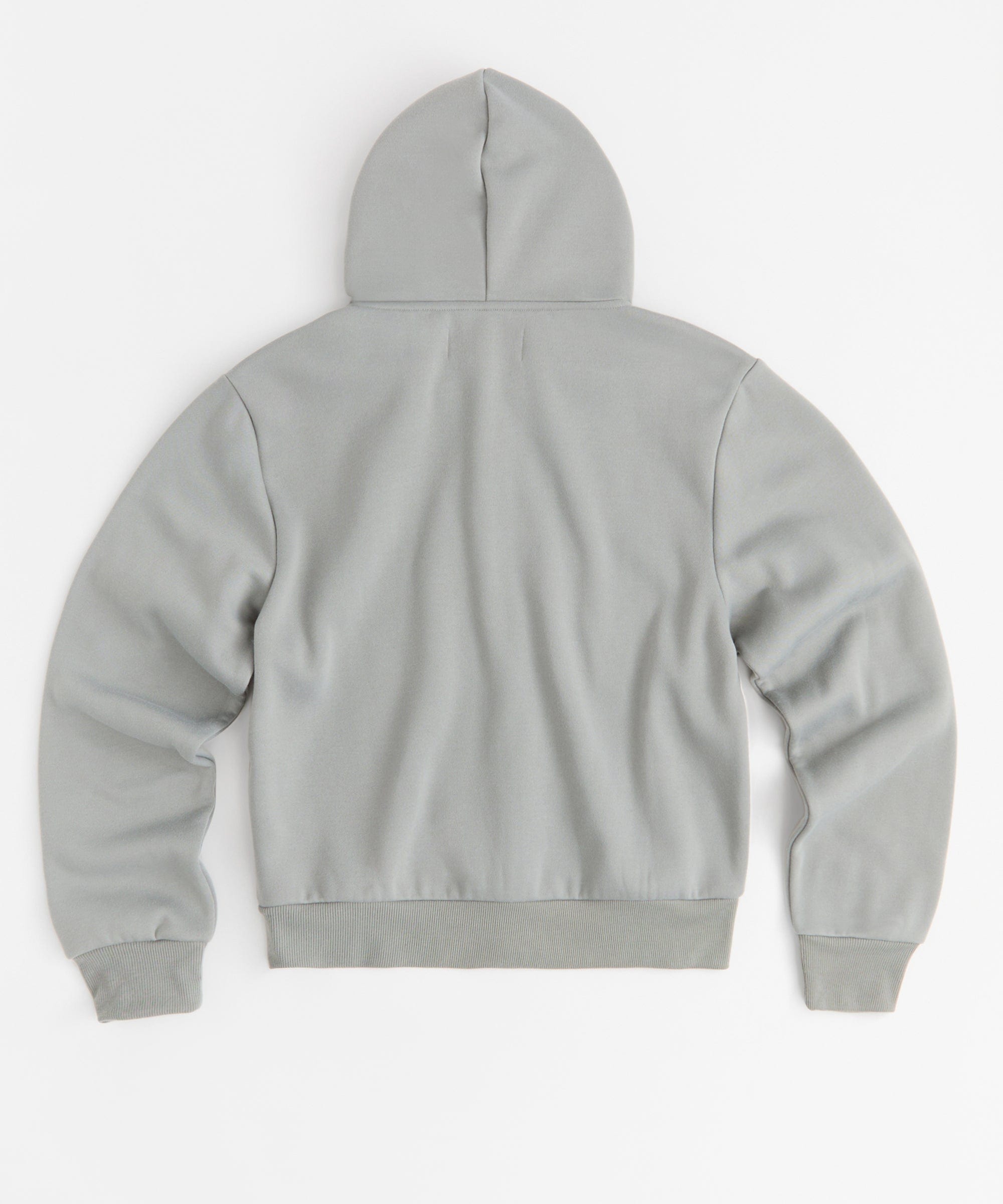 Plus Size Women Rebellion Cropped Zip Up Hoodie - Grey