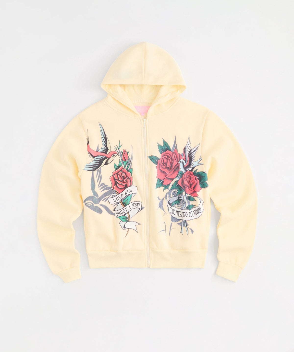 Women Do Wrong To None Hoodie - Cream
