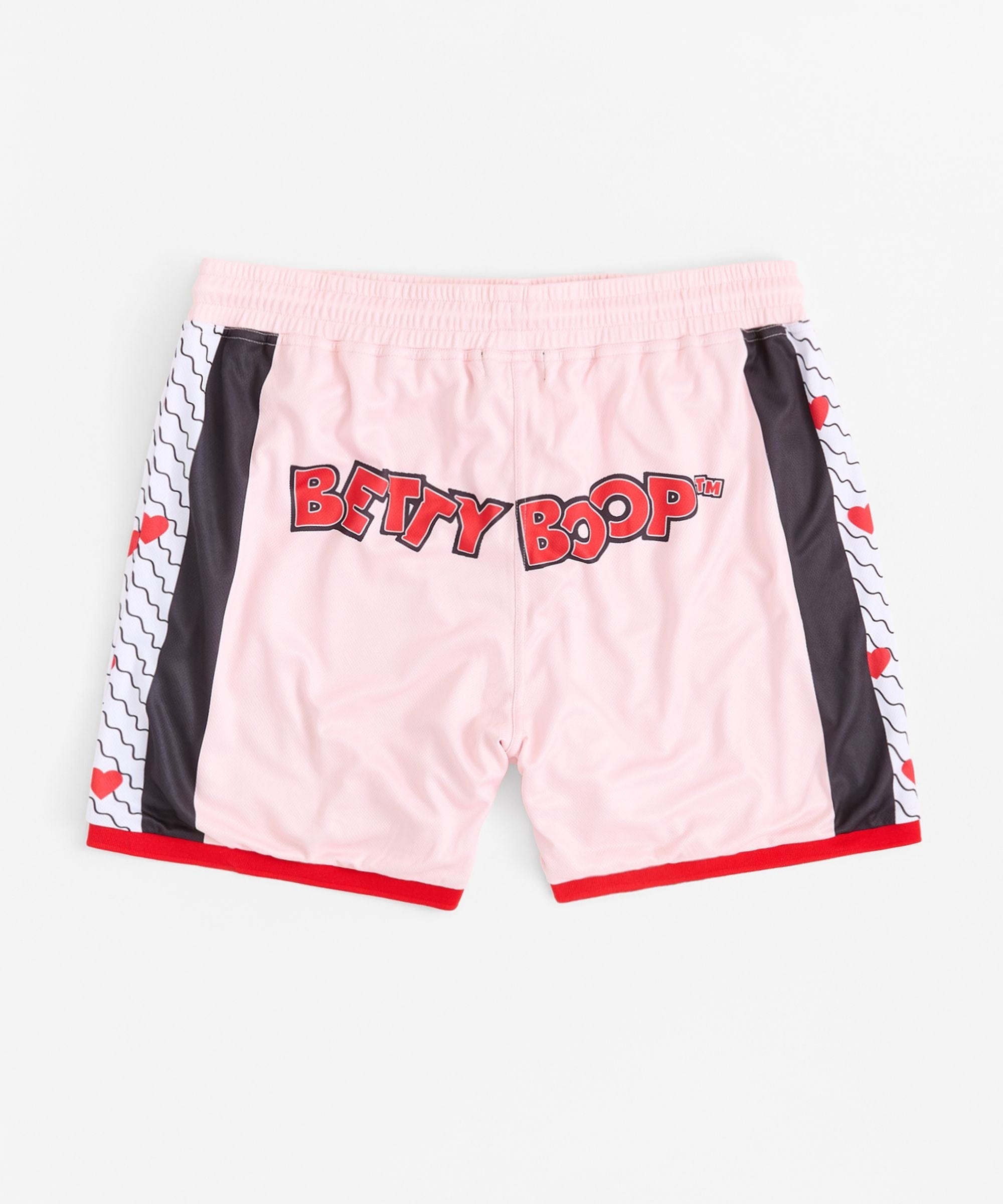 Plus Size Women Betty Boop Basketball Shorts - Pink