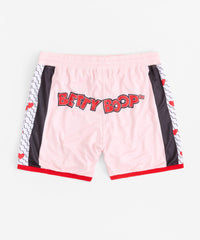 Plus Size Women Betty Boop Basketball Shorts - Pink