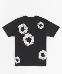 Women Rose Tee - Black