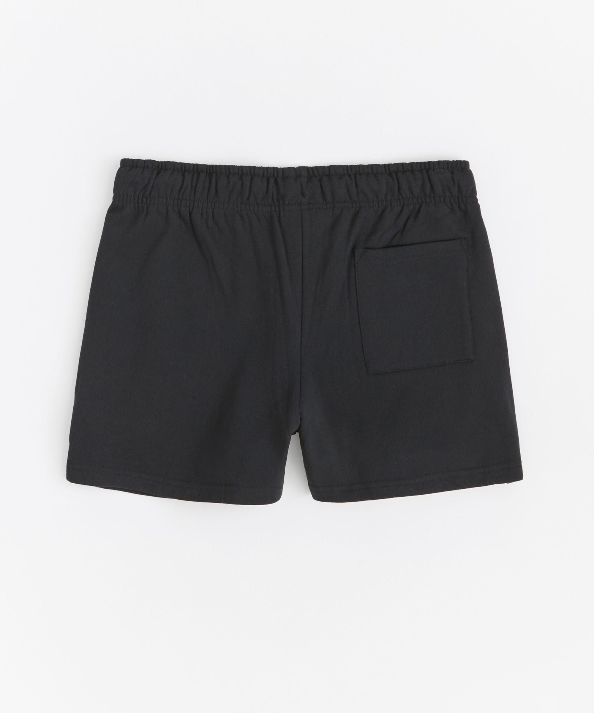Women Anti Social Socialite Embroidered Short - Black