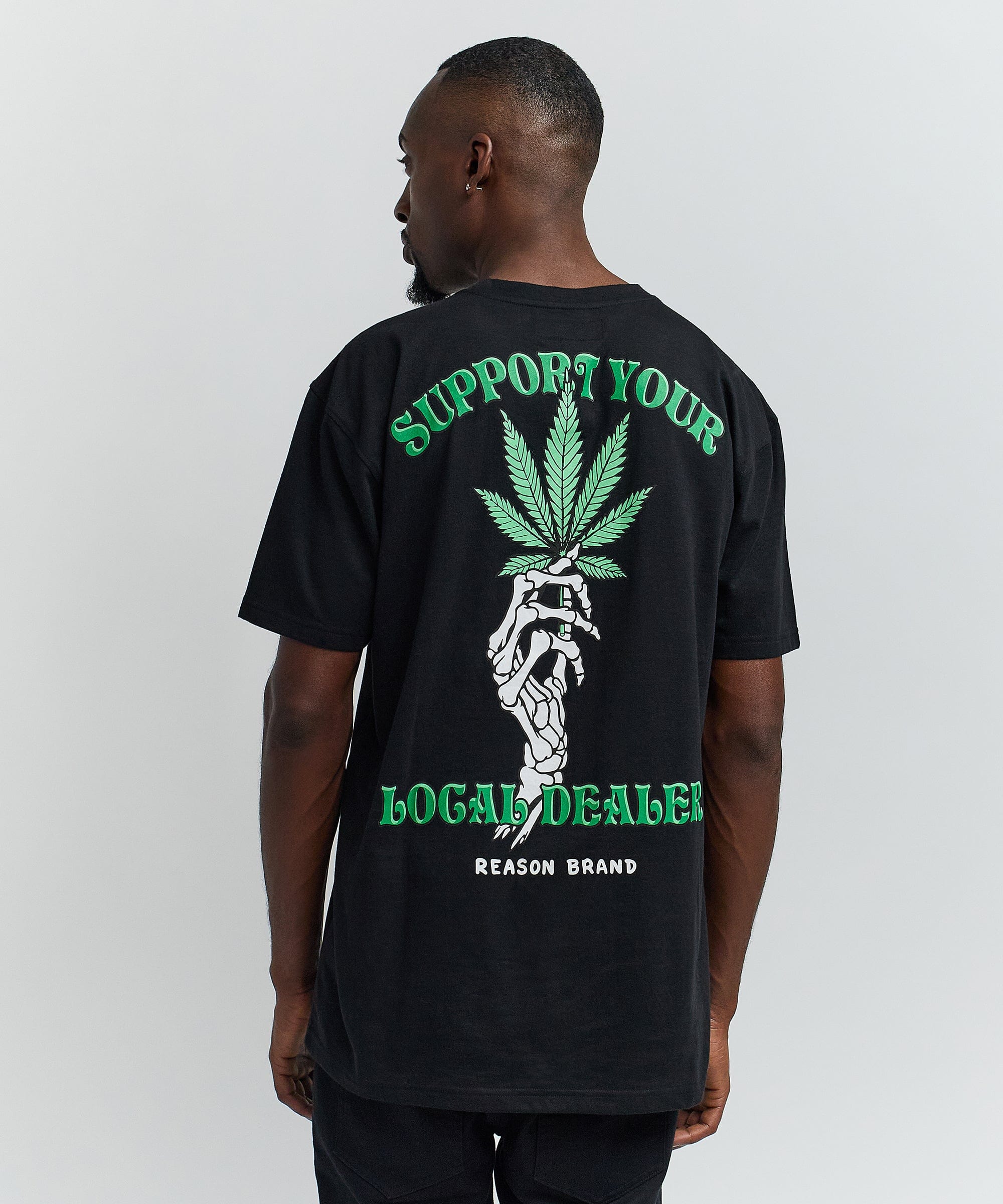 Local Dealer Short Sleeve Back Print Tee - Black