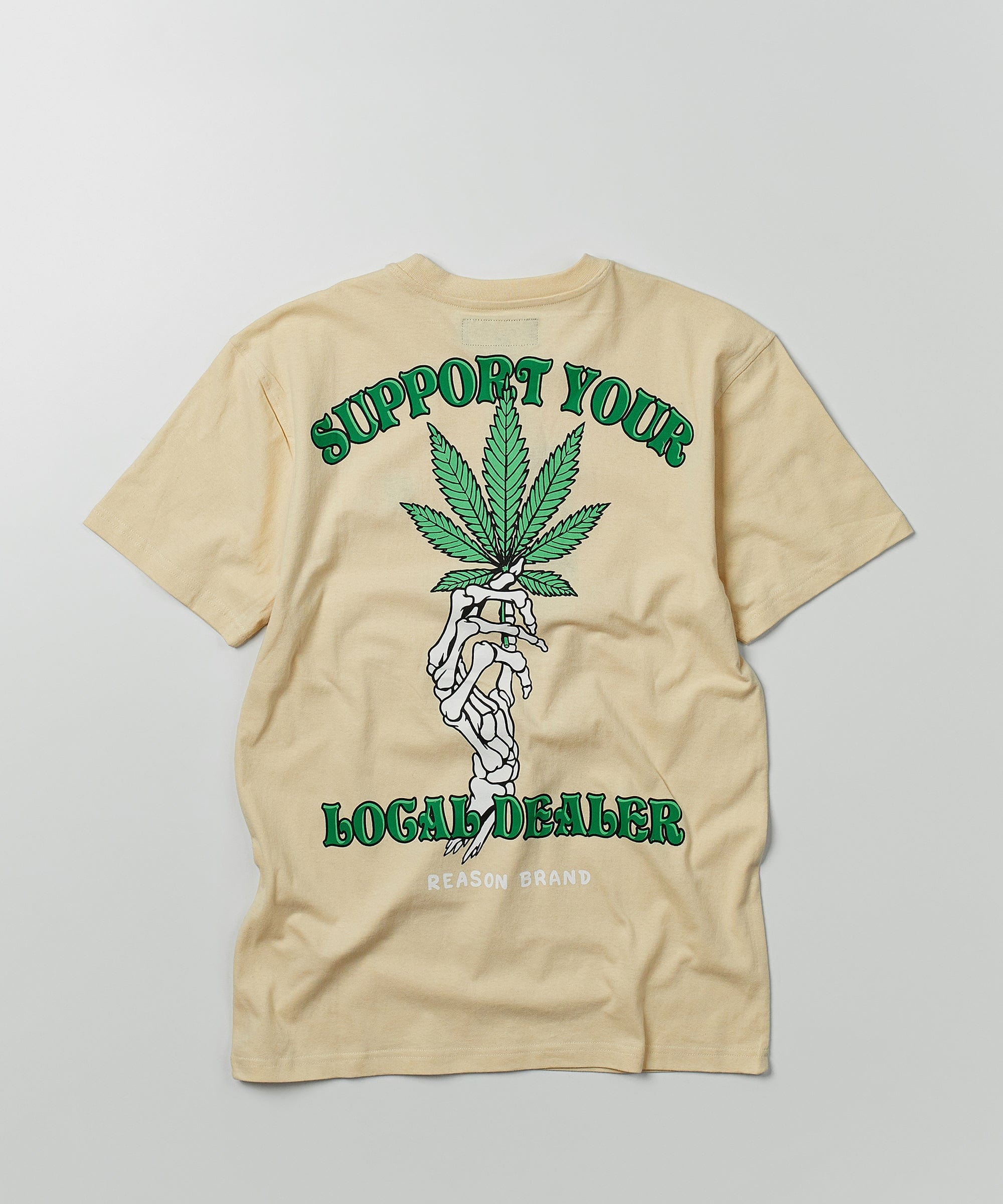 Local Dealer Short Sleeve Back Print Tee - Khaki