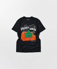 Freshly Baked Short Sleeve Graphic Print Tee - Black