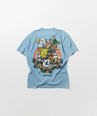 Epic Short Sleeve Graphic Print Tee - Light Blue