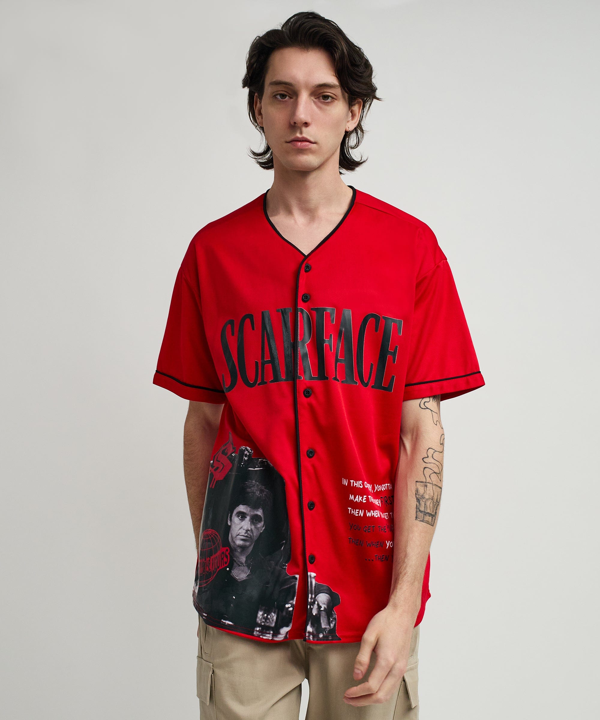 Scarface™ Baseball Jersey - Red