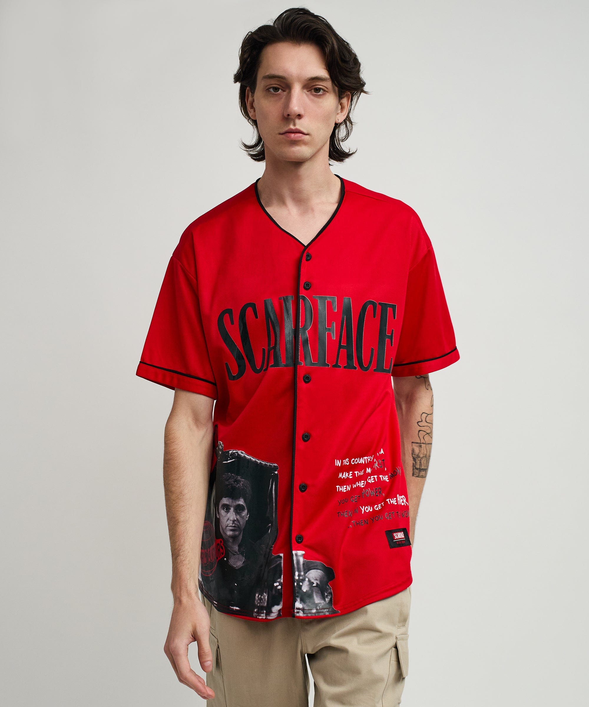 Scarface™ Baseball Jersey - Red