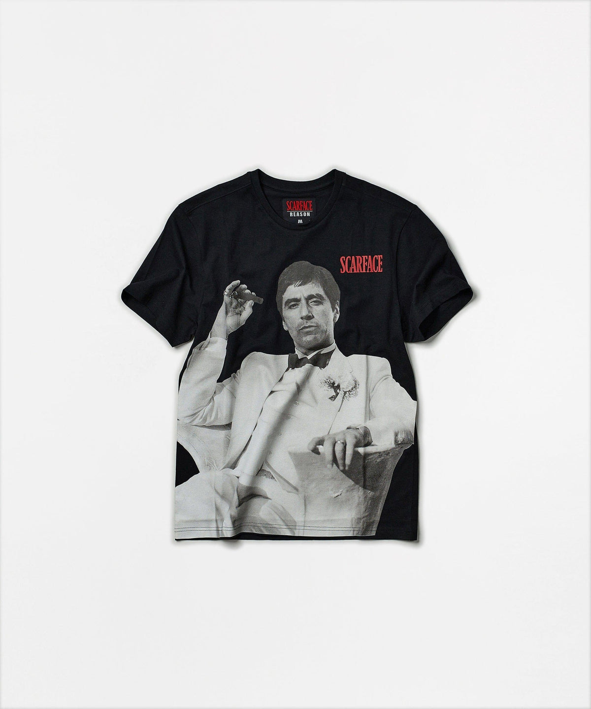 Plus Size Scarface Tony Short Sleeve Tee - Black