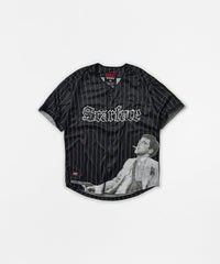 Scarface™ Pinstripe Baseball Jersey - Black