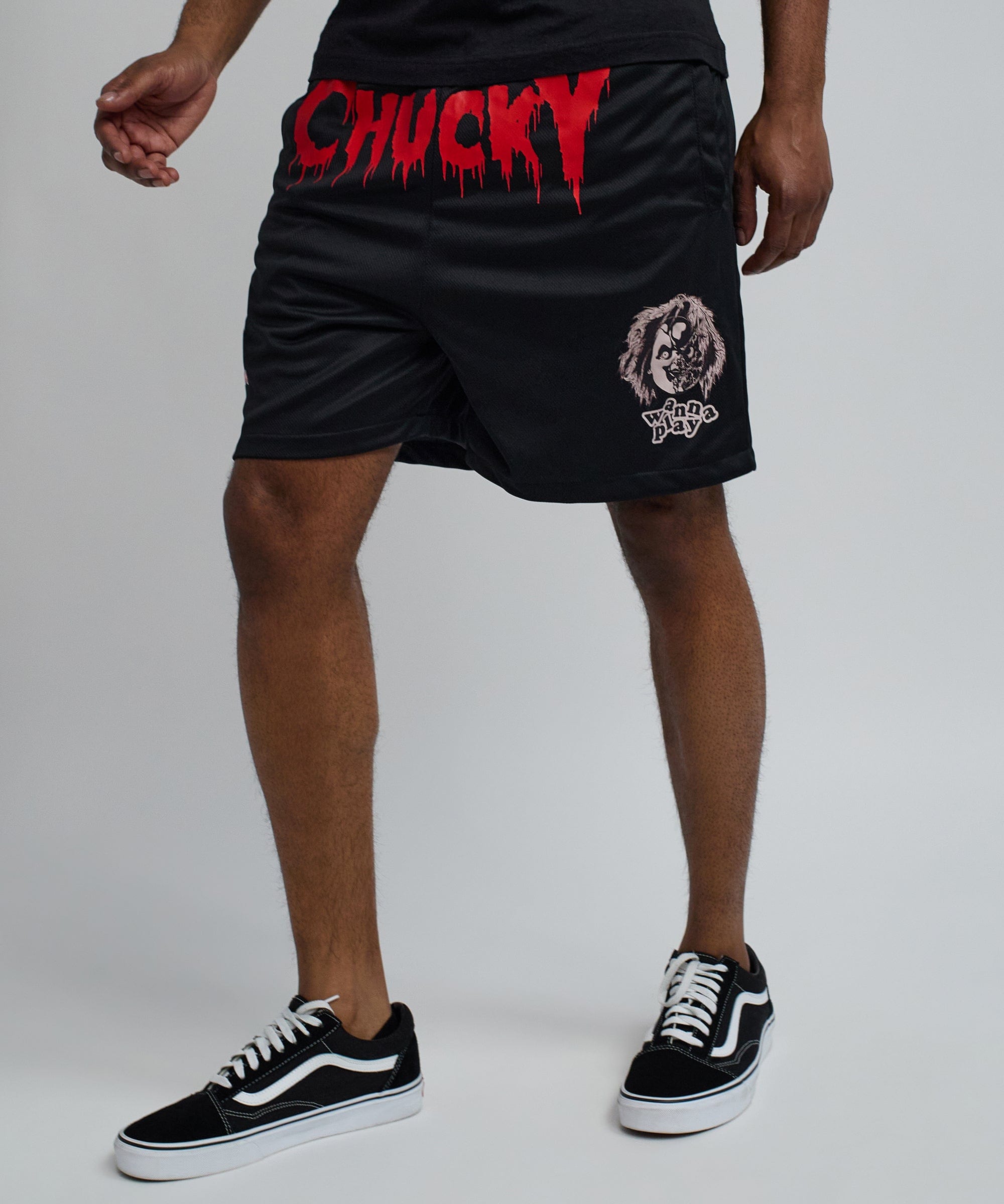 Chucky Mesh Shorts - Black