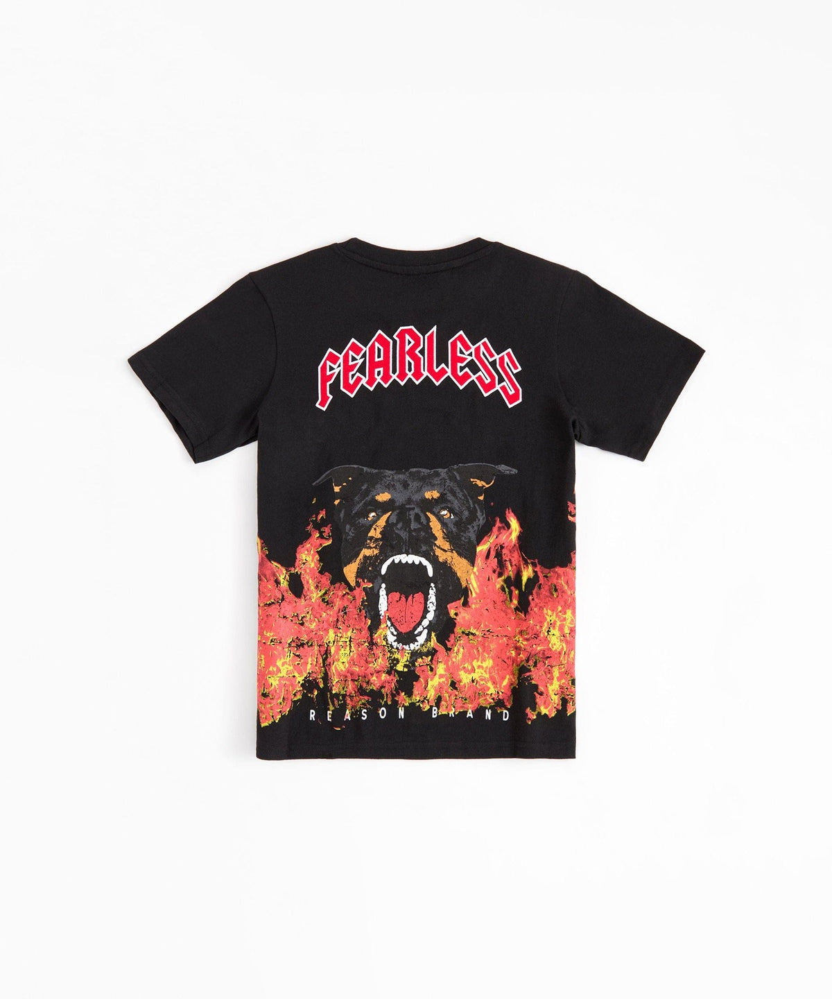Fearless Flames Short Sleeve Tee - Black