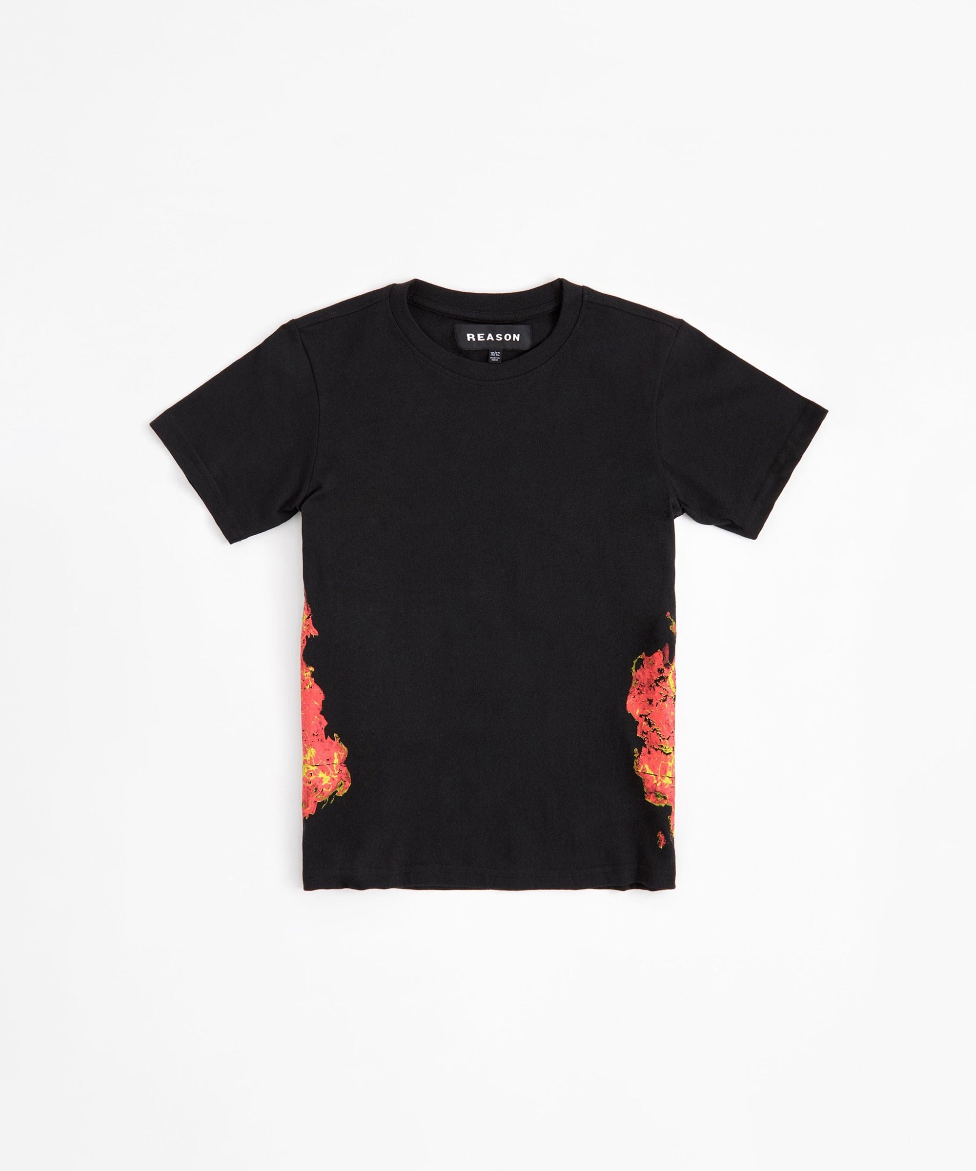 Fearless Flames Short Sleeve Tee - Black