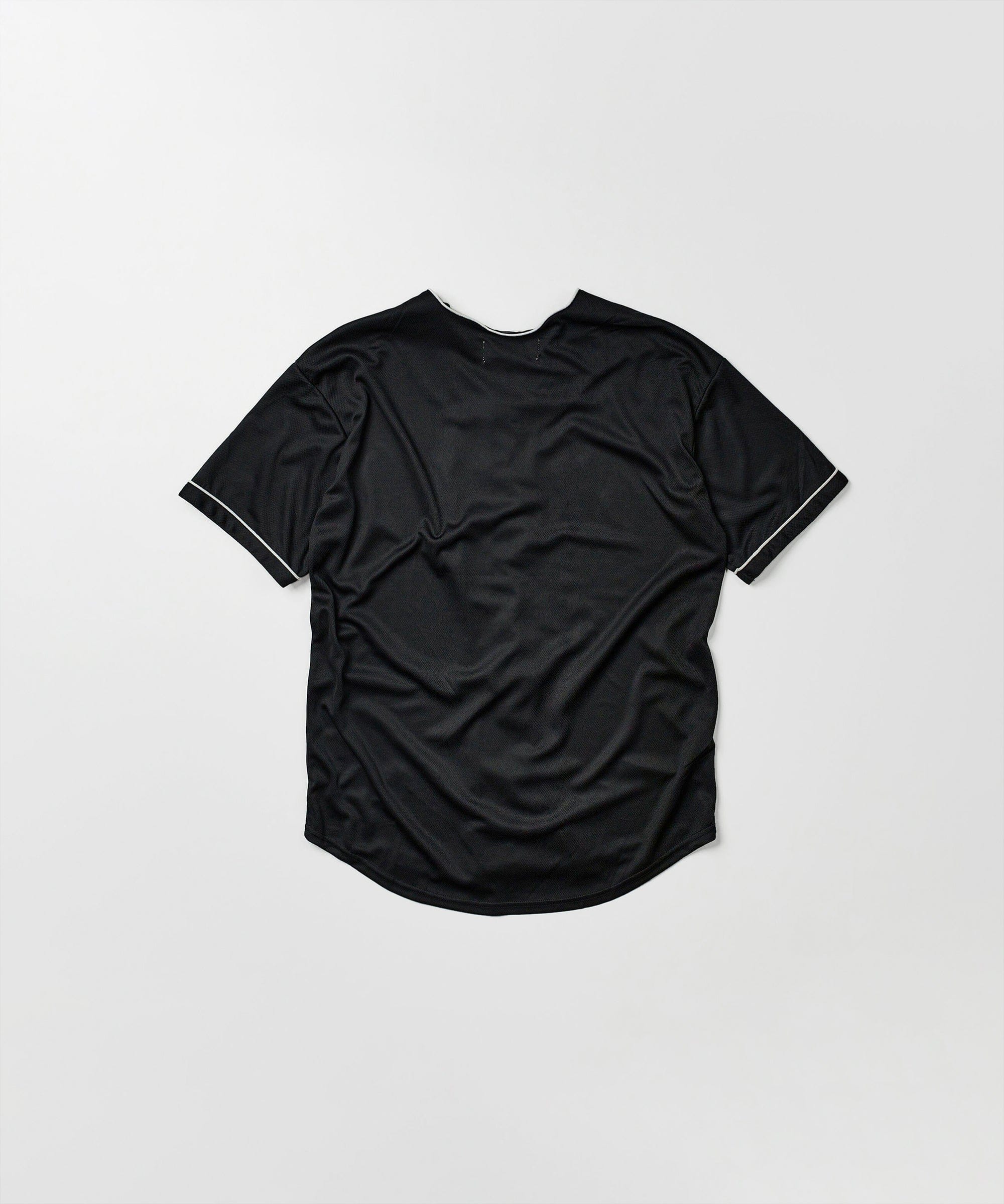 Brooklyn Mesh Baseball Jersey - Black