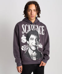 Scarface Tony Montana Oversized Hoodie - Grey